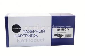 Тонер-картридж Kyocera TK-580Y FS-C5150DN/ECOSYS P6021 (2800 стр.) желтый NetProduct