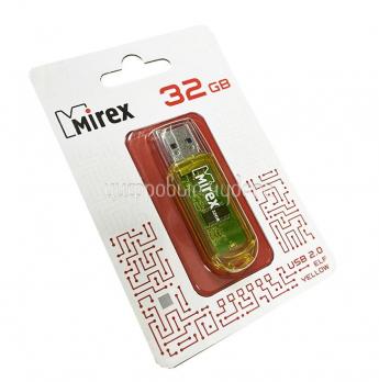Флеш накопитель USB 32Gb Mirex Elf, желтый USB2.0
