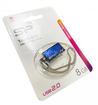 Флеш накопитель USB 8Gb Silicon Power Touch 810, синий, USB2.0