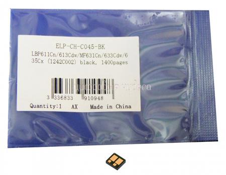Чип картриджа Canon i-SENSYS LBP611Cn/613Cdw/MF631Cn/633Cdw/635Cx (045Bk/1243C002) Black 1.4K (ELP,Китай)
