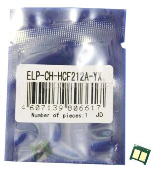 Чип картриджа HP CLJ Pro 200 M251/276 (CF212A) Yellow 1.8K (ELP, Китай)