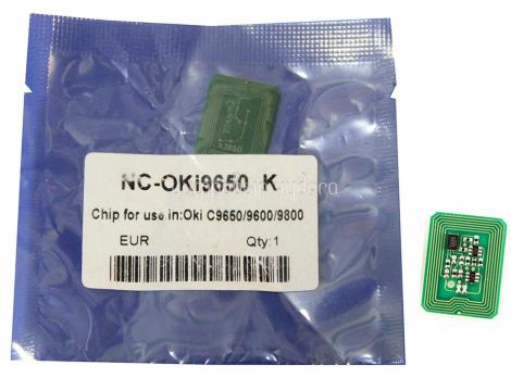 Чип картриджа OKI 9650 K OKI9600/9850/9800 Black