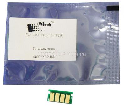 Чип картриджа Ricoh Aficio SP C250Dn/C250Sf/C260Dnw/C260SFNw/C261Sf Magenta 1.6K (SPC250E) UNItech (Apex)