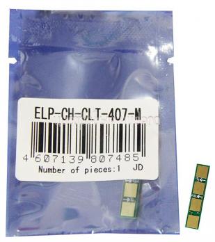 Чип картриджа Samsung CLP-320/325 CLX-3185 (K407) 1K красный