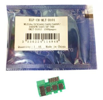 Чип картриджа Samsung ML-2160/2165/SCX-3400/3405/3405F/3405FW/3407 (MLT-D101) 1.5K (ELP,Китай)