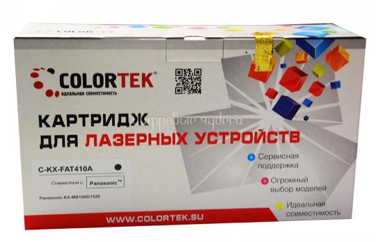 Тонер-картридж Panasonic KX-FAT410A(7) для KX-MB1520 RU / KX-MB1500 RU 2500страниц, Colortek