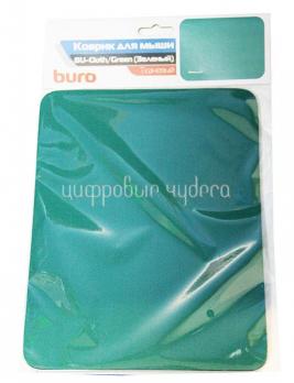 Коврик для мыши BU-CLOTH матерчатый, зеленый, 220x250x4мм