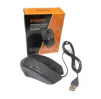 Мышь проводная Exegate SH-9025  <black, optical,  3btn/scroll, 1000dpi, USB>, Color box