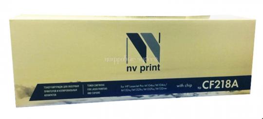 Картридж HP LJ Pro M104a/M104w/M132a/ M132fn/M132fw/M132nw (CF218A) 1.4K черный NVPrint
