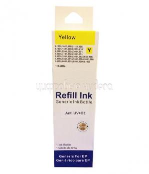 Чернила Epson L800, L810, L850, L1800 ANTI UV+O3 (100g L-type + box) Yellow