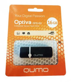 Флеш накопитель USB 16Gb Qumo Optiva 02 Black