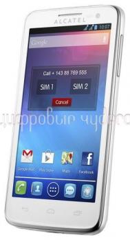 Alcatel OT5035D X-POP Pure White /2 sim/Android/2x1000MHz/4.5