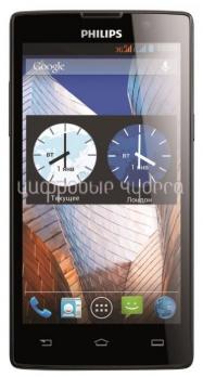 Philips Xenium W3500 Black {2 sim, Android 4.2, 5