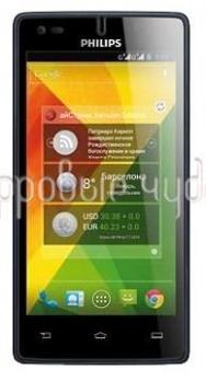 Philips Xenium W737 Navy Blue {2 sim, Android 4.0, 4.3
