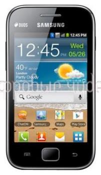 Samsung Galaxy Ace DUOS S6802 Metallic Black {Android 2.3, 3.5