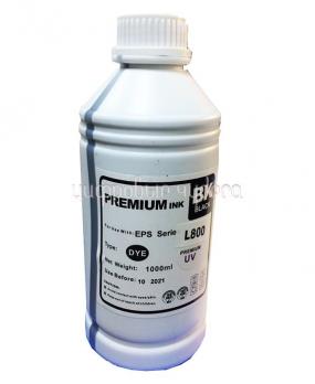 Чернила Epson L800/L810/L850/L1800  (фл, 1л) Black Ultra Premium UV INKO