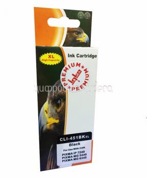 Картридж Canon Pixma IP7240/MG5440/6340/MX924 (CLI-451Bk XL) Black с чипом INKO