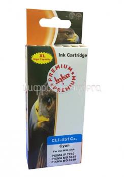 Картридж Canon Pixma IP7240/MG5440/6340/MX924 (CLI-451C XL) Cyan с чипом INKO