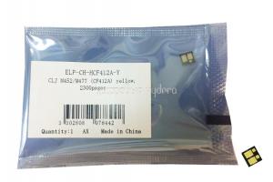 Чип картриджа HP CLJ Pro M452/M477 (CF412A) Yellow 2.3K ELP
