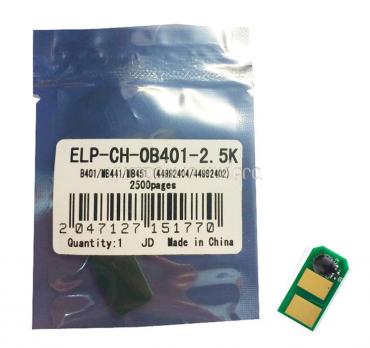 Чип картриджа OKI B401/MB441/MB451 (44992404/44992402) 2.5K ELP