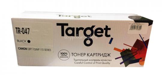 Картридж Canon LBP-110ser/112/113/NF-110ser/112/113 (047) черный TARGET 1.6K