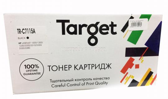 Картридж HP LJ 1000/1200/1220/3300 (C7115A) 2.5k TARGET