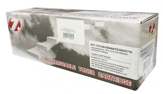 Картридж HP СLJ Pro 200 M251/CP1215/1525, №131X/125A/128A, (CF210X/CB540A/CE320A) Black, Булат (7Q) 2.4K