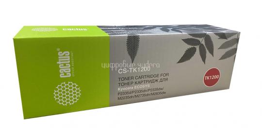 Тонер-картридж Kyocera ECOSYS P2335d/P2335dn/P2335dw/M2235dn/M2735dn/M2835dw (TK-1200) Cactus 3K