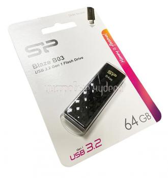 Флеш накопитель USB 64Gb Silicon Power Blaze B03, Black, 3.2