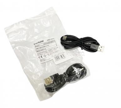 Кабель USB AM/ USB3.1 Type-C Exegate EX272346RUS, 1 м, черный