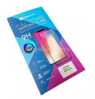 Защитное стекло для Samsung Galaxy S21, полноклеевое, черная рамка (MEDIAGADGET, MGFCGSGS21BK)