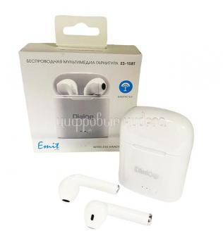 Гарнитура Dialog ES-15BT white bluetooth (для мобильных устройств) (ES-15BT white)