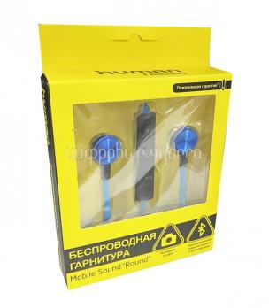 Наушники CBR Human Friends Round 8,53 c Bluetooth-гарнитурой, Black-Blue