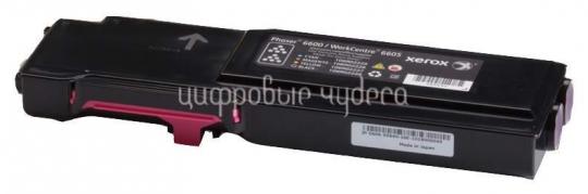 Заправка цвет.лазер.картр. Xerox Phaser 6600/6605 (106R02234) Magenta с заменой чипа