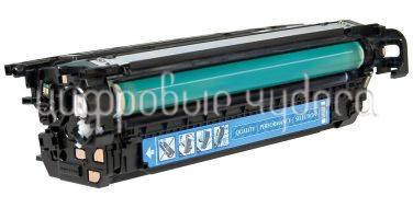 Заправка цвет.лазер.картр. HP CE261A (648A) (Color LJ CP4025/CP4525) 11K Cyan с заменой чипа