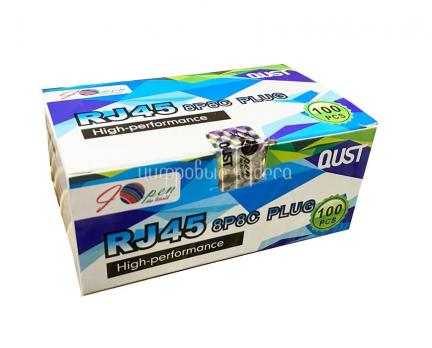 Коннектор RJ-45 для UTP кабеля 5E кат. Aopen (ANM005-1/100) 100шт в блистере