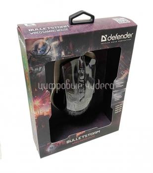 Мышь Defender Bulletstorm GM-928 игровая USB (Проводная оптическая мышь, 7 кнопок, 7200 dpi)