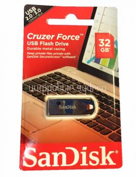Флеш-накопитель USB 2.0 SanDisk USB Drive 32Gb, Cruzer Metal [SDCZ71-032G-B35]
