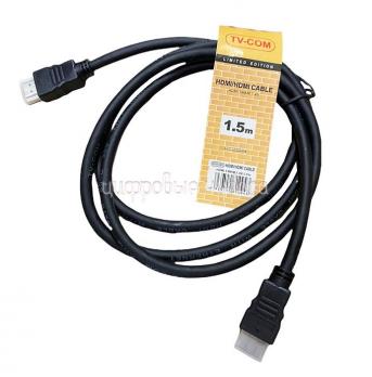 Кабель HDMI-HDMI TV-COM <1.5м>, 19M/19M, цифровой, V1.4+3D