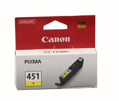 Картридж Canon CLI-451 Yellow EMB для PIXMA iP7240/MG6340/MG5440 (русифицированная упаковка)