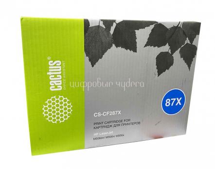 Картридж HP LJ M506, M527 (CF287X) Black Cactus