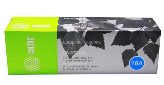 Картридж HP LJ Pro M104a/M104w/M132a/ M132fn/M132fw/M132nw (CF218A) Cactus