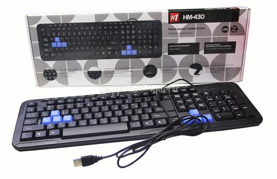 Клавиатура Defender HM-430 USB(Черный) (45430)