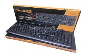 Клавиатура Exegate LY-331, USB, черный, 104 клавиш, шнур 1.5м