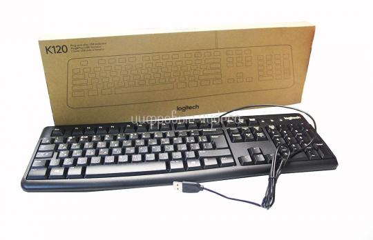 Клавиатура Logitech K120 USB Black