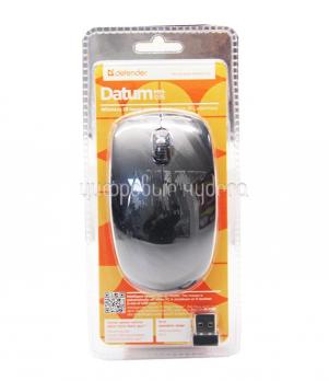 Мышь Defender Datum MM-035 USB Black (Черн) 2 кнопки + колесо-кнопка, IR-лазерная, 800/1200/1600dpi