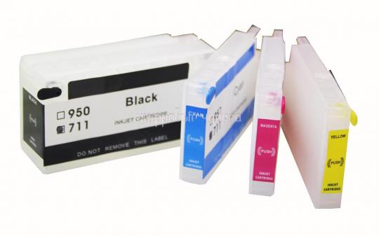 Перезаправляемые картриджи (ПЗК) HP Designjet T120, T520 (711) (INKO) с авточипами