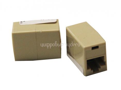 Соединитель Gembird TA350/1 {Модуль RJ-45F/RJ-45F проходной, кат. 5e (VTE7713, TA350/1)}